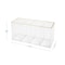Martha Stewart Kerry Plastic 4 Compartment Pen Holder Office Desktop Organizer with Gold Trim BE-PB7357-G-CLRGLD-MS - alternate 2